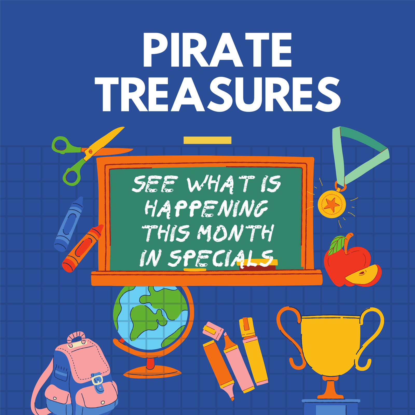  Pirate Treasures Monthly Newsletter